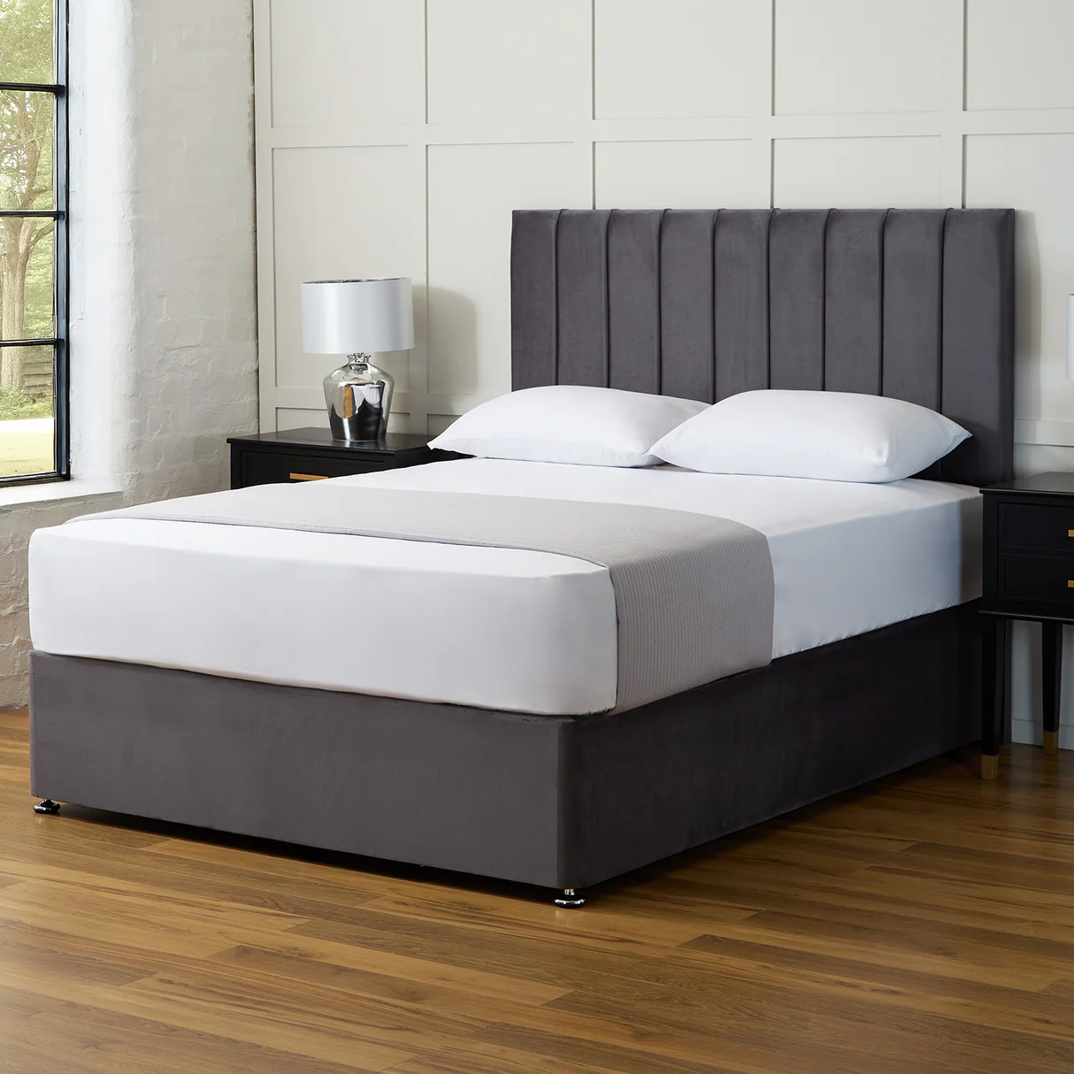 Opulence Montgomery Divan Bed Set with Headboard UK